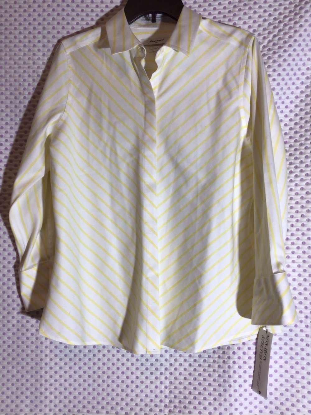 Foxcroft 3/4 sleeve button shirt